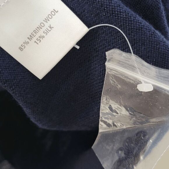 Peter Millar Mens Merino Wool Crown Vest Blue Size Large New Without Tags - Picture 4 of 4